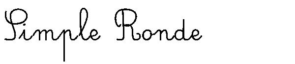 Simple Ronde