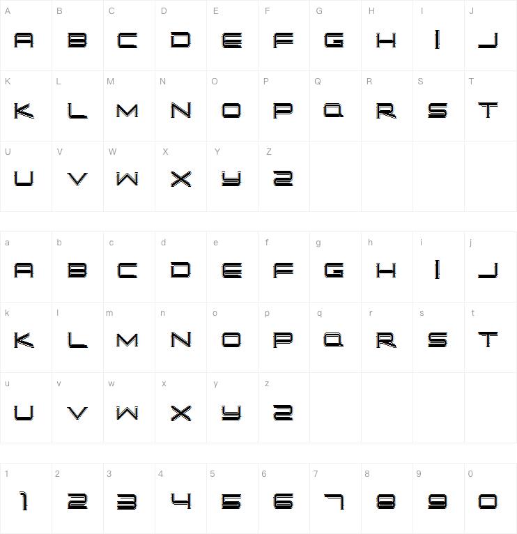 Simple Tech字体