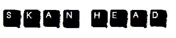 Skan Head字体