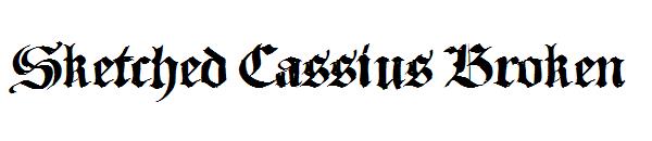 Sketched Cassius Broken字体