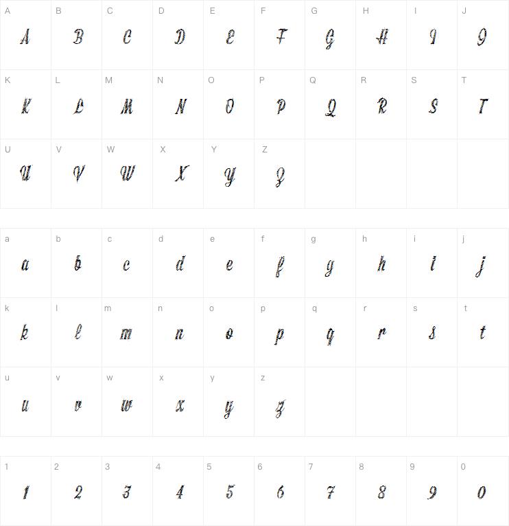 Sketchy Builder字体