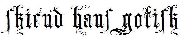 Skjend Hans Gotisk字体