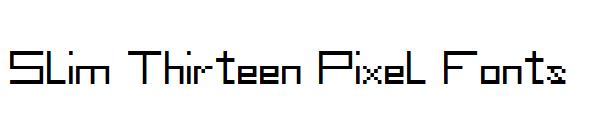 Slim Thirteen Pixel Fonts