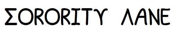 Sorority Lane字体