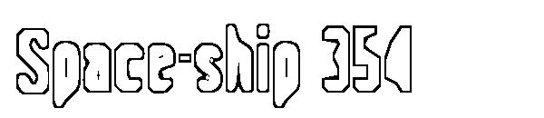 Space-ship 354字体