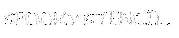 Spooky Stencil字体