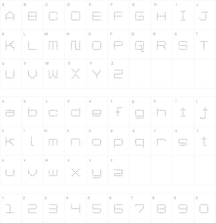 Spot Matrix字体