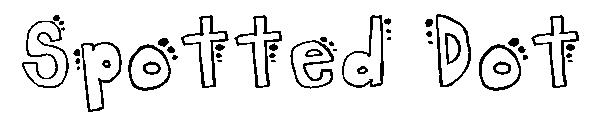 Spotted Dot字体