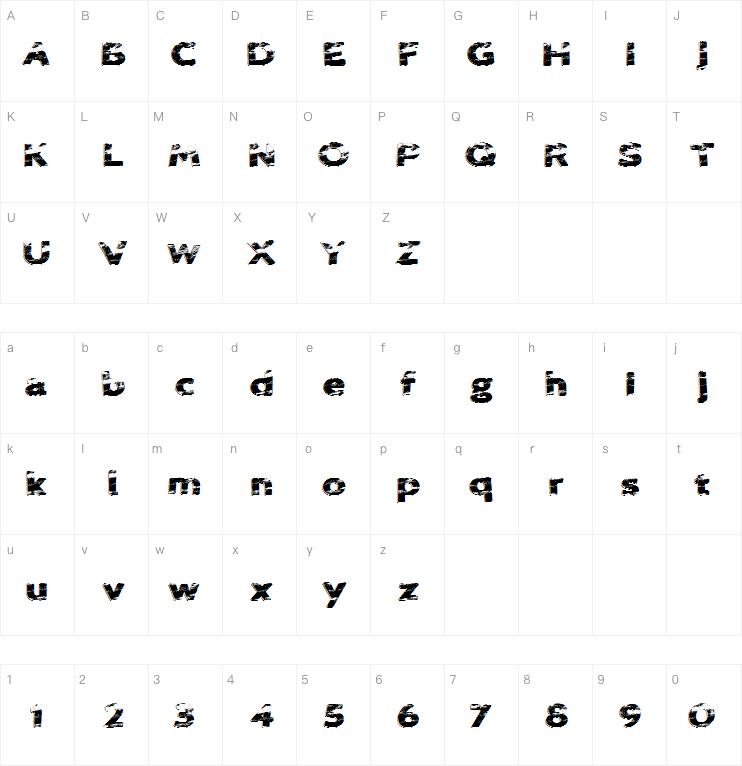 Sprung Breakers字体