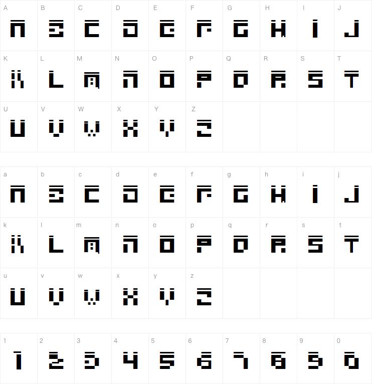Square 23字体