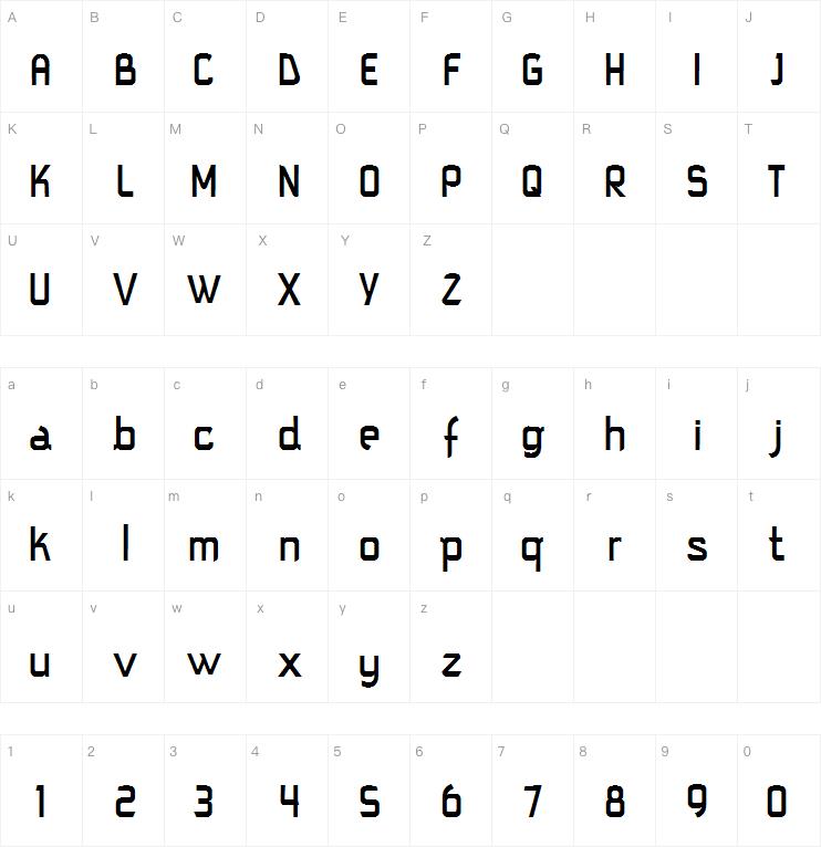 Square iMM字体