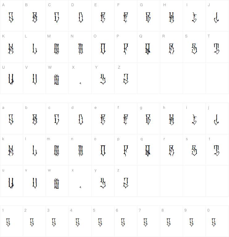 SR Cuen Font字体