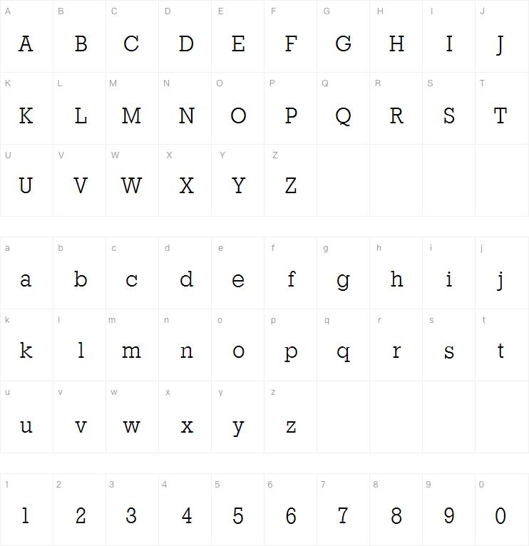 StaffordSerial Light字体