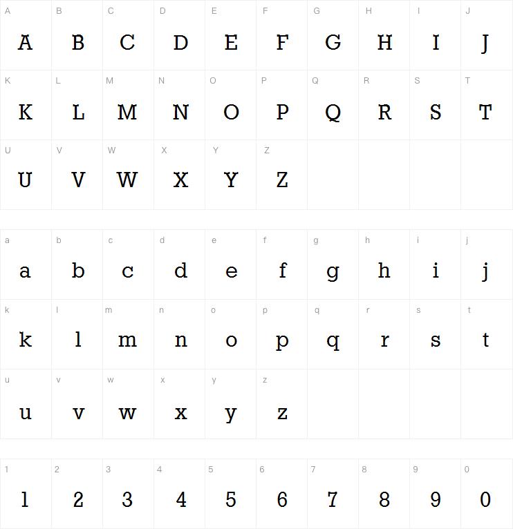 StaffordSerial Regular字体