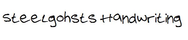 Steelgohsts Handwriting字体