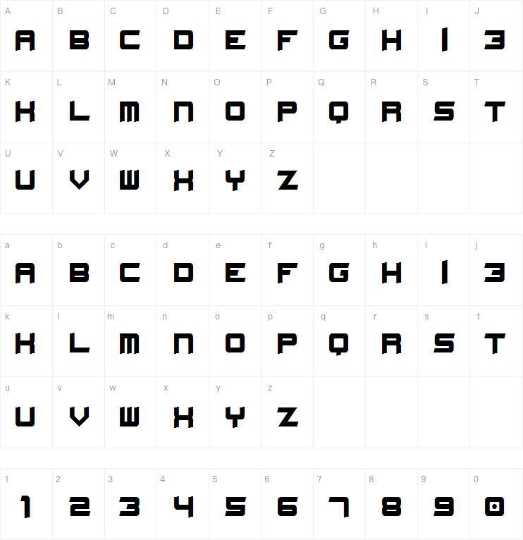 Stellar Kombat字体