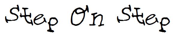 Step On Step字体