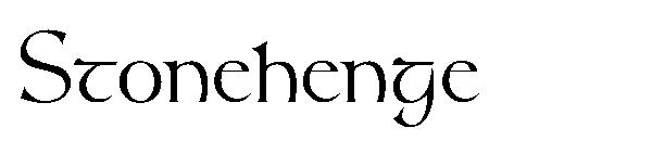 Stonehenge字体