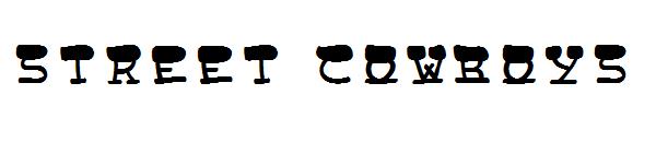 Street Cowboys字体