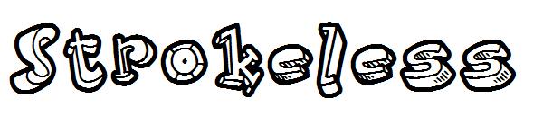 Strokeless字体