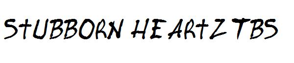 Stubborn Heartz TBS字体