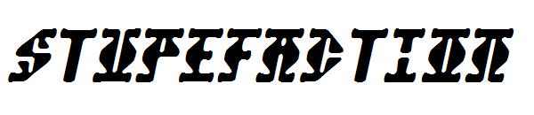 Stupefaction字体
