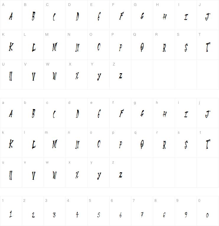 Summer Scare字体