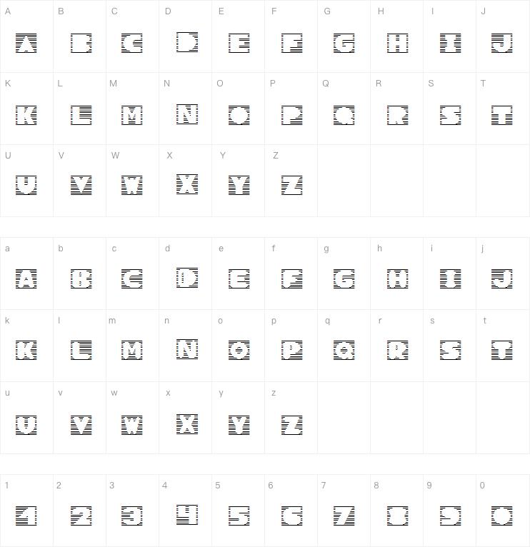 Sun Blinds字体