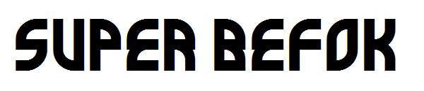 Super Befok字体