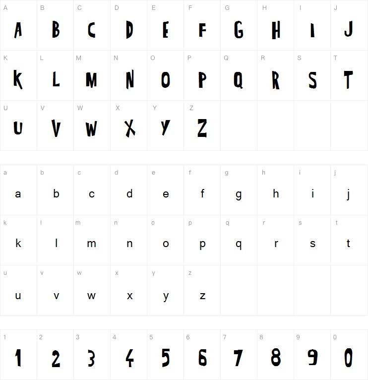 Super Modern black字体