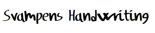 Svampens Handwriting字体