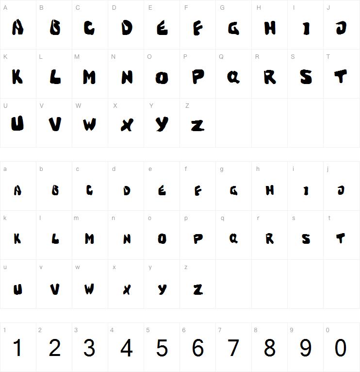 Sweet Torture (cracked brain)字体