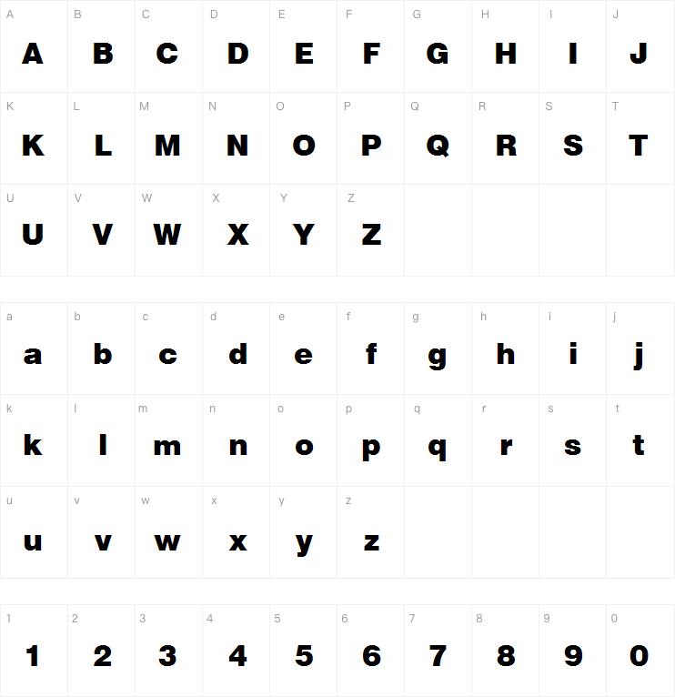 Swis721 Blk BT Black字体