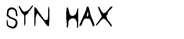 Syn Hax字体