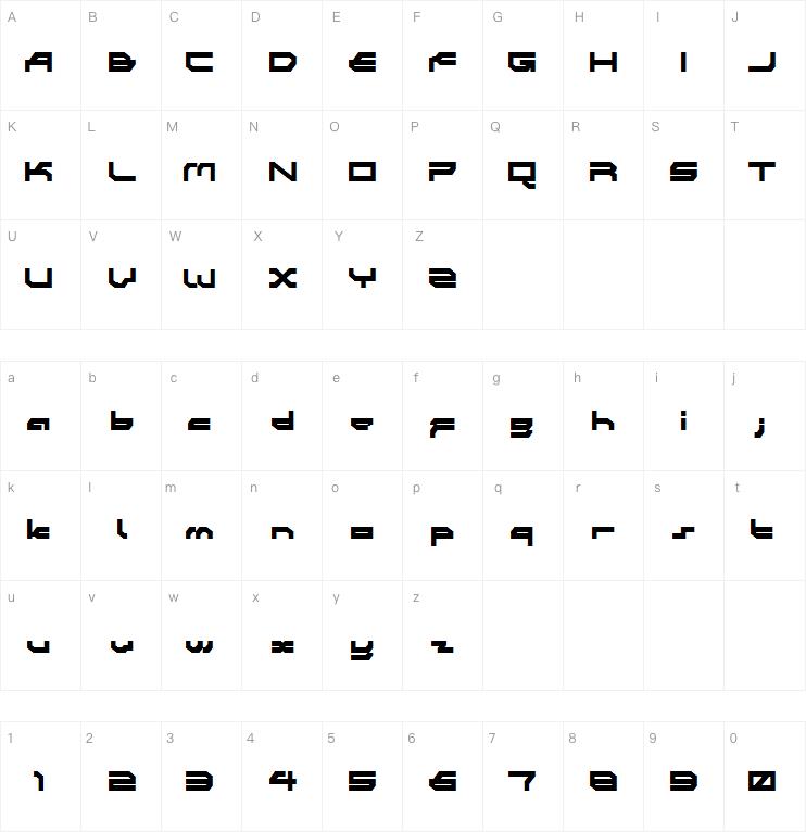 Synthek LDR字体