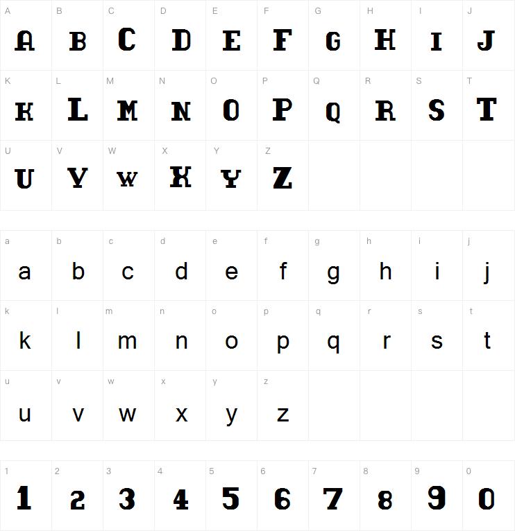 Tacketil字体