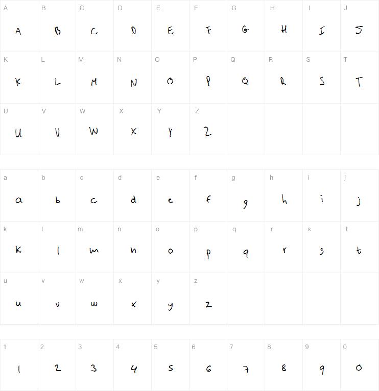 Teenishly beautiful字体