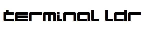 Terminal LDR字体