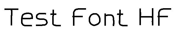 Test Font HF