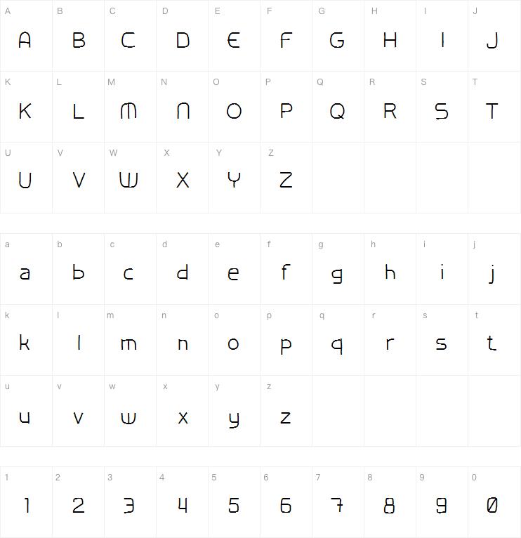 Test Font HF字体