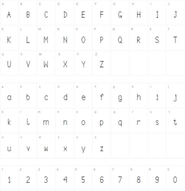 Tetraclericton字体