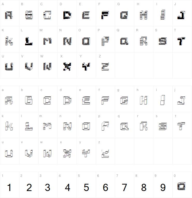 Tetrominoes字体
