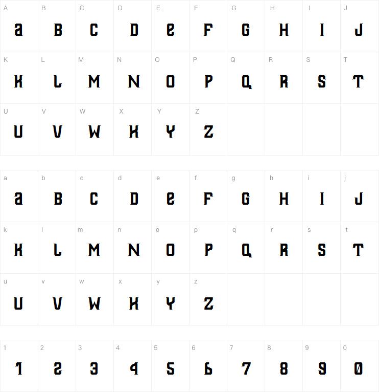 Thailandesa字体
