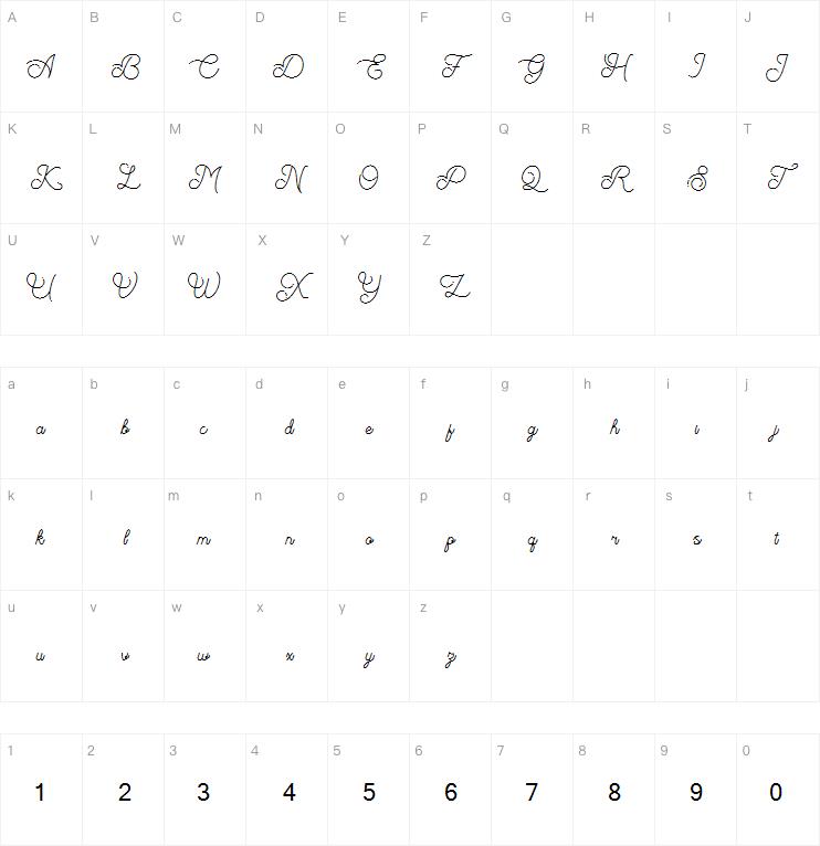 The Beautyline FreeVersion字体