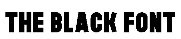 The Black Font