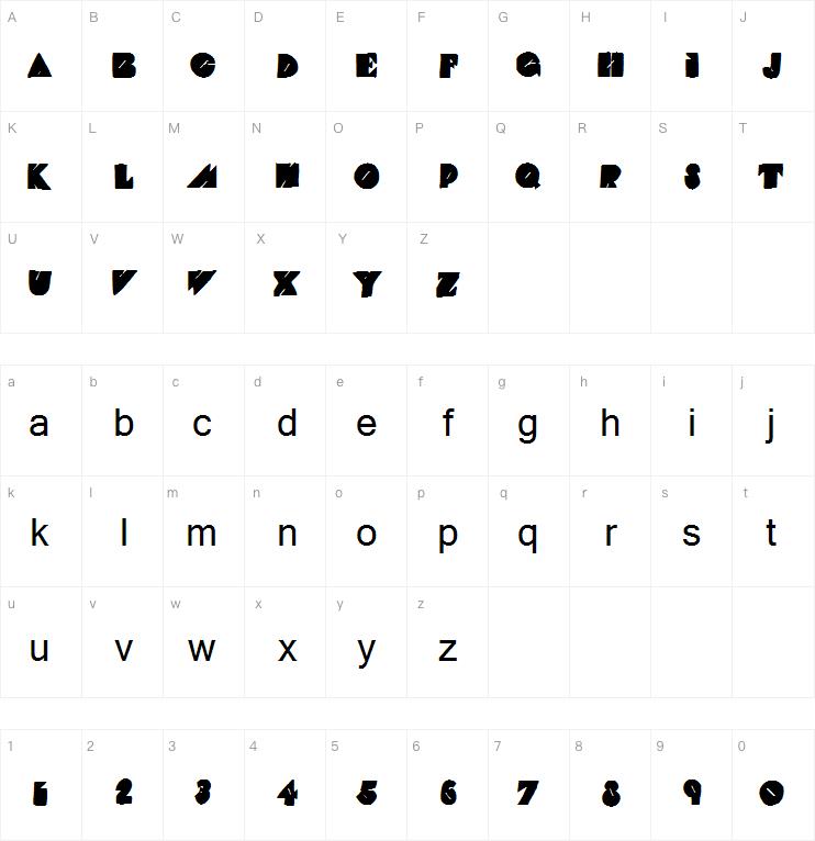 The Glitch Mob字体
