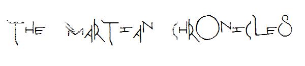The Martian Chronicles字体