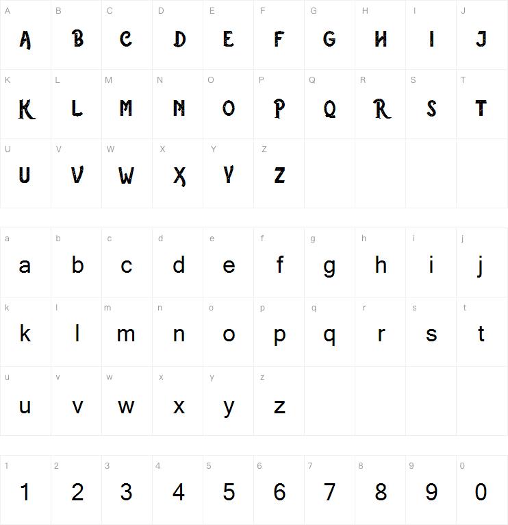 The Rustic-Demo字体
