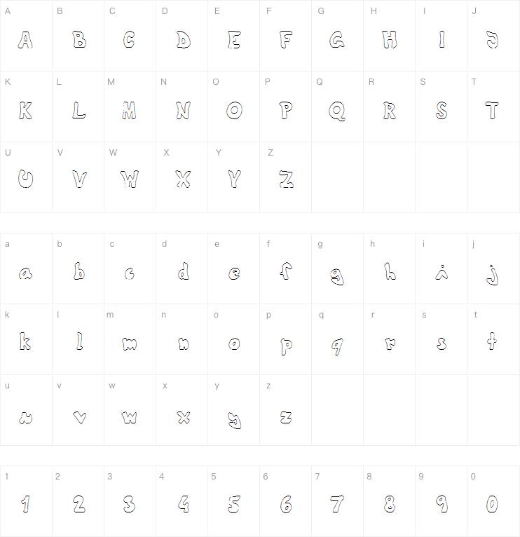 The Shy Family字体