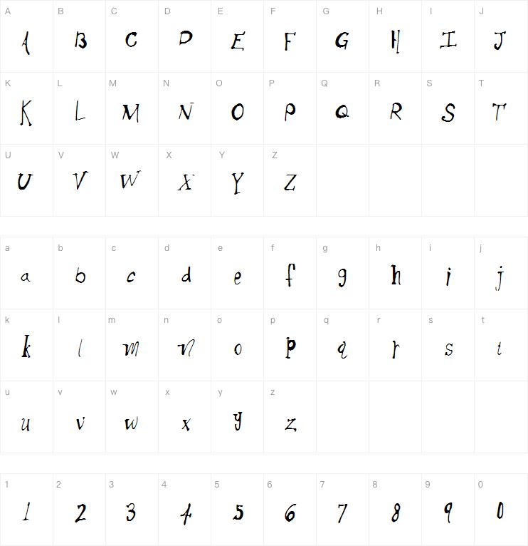 Thick Side字体
